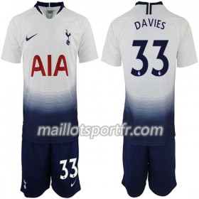 Maillot de Foot Tottenham Hotspur Davies 33 Enfant Domicile 2018/19